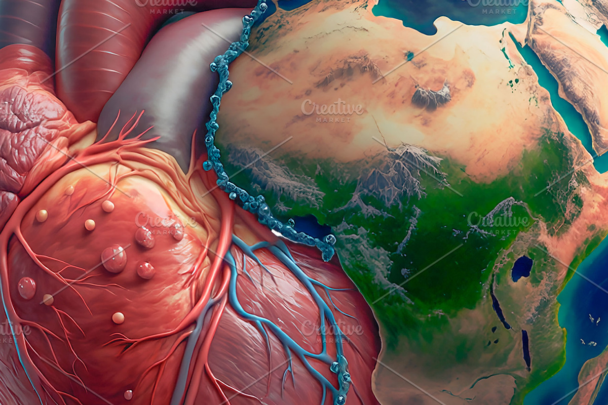 Heart and earth fusion composition, an Object Illustration by DanFLCreativo (Photo 2 of 3)