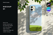 Phone Case Canva Mockup PNG Bundle, an iPhone Mockup by PrintStarXS (Thumbnail 2 of 11)