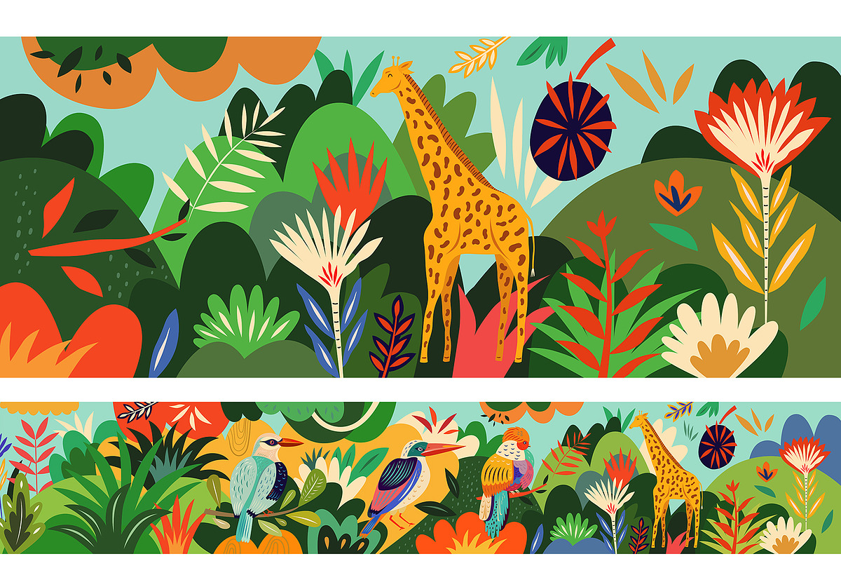 Tropical nature, an Animal Illustration by MoleskoStudio (Photo 6 of 8)