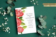 Red Rose Wedding Invitation Suite, an Invitation Template by Beyond Muse (Thumbnail 2 of 6)