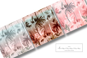 Banana,Luxury Tropical Pattern