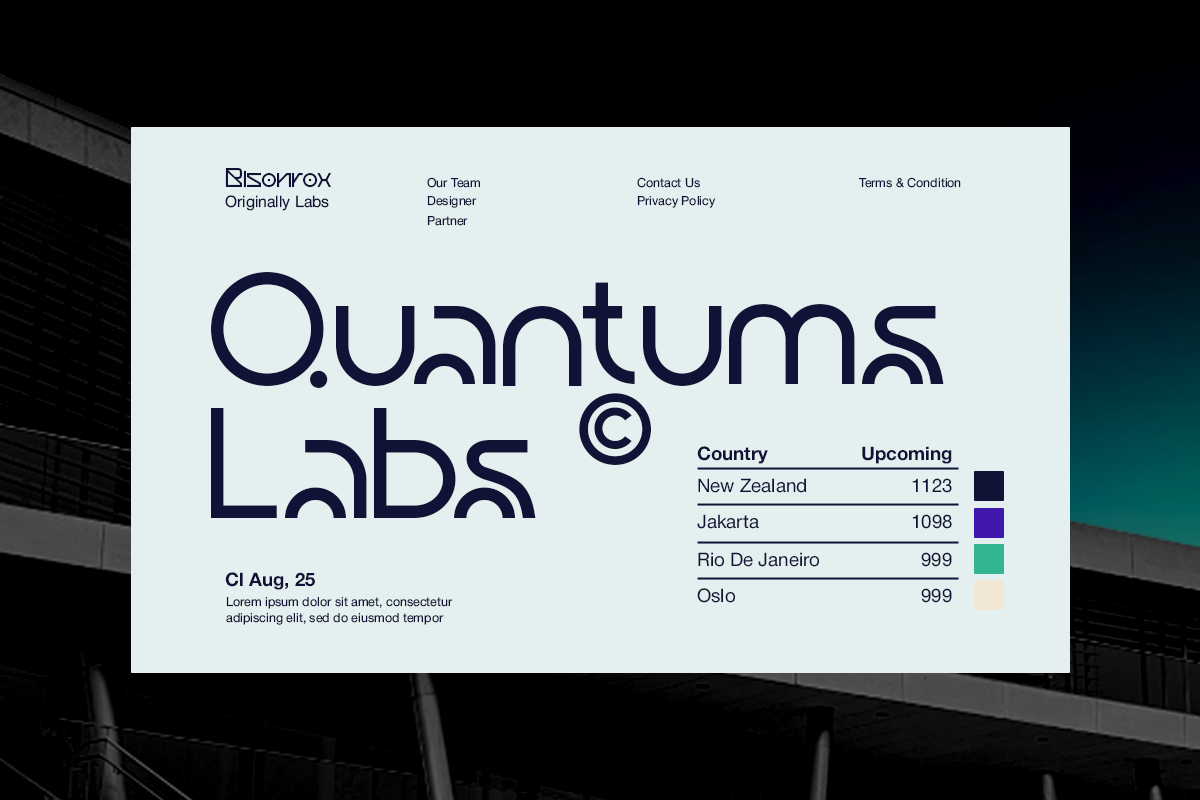 Sogea - Modern Technology Logo Font, a Sans Serif Font by Pandeka Studio (Photo 3 of 9)