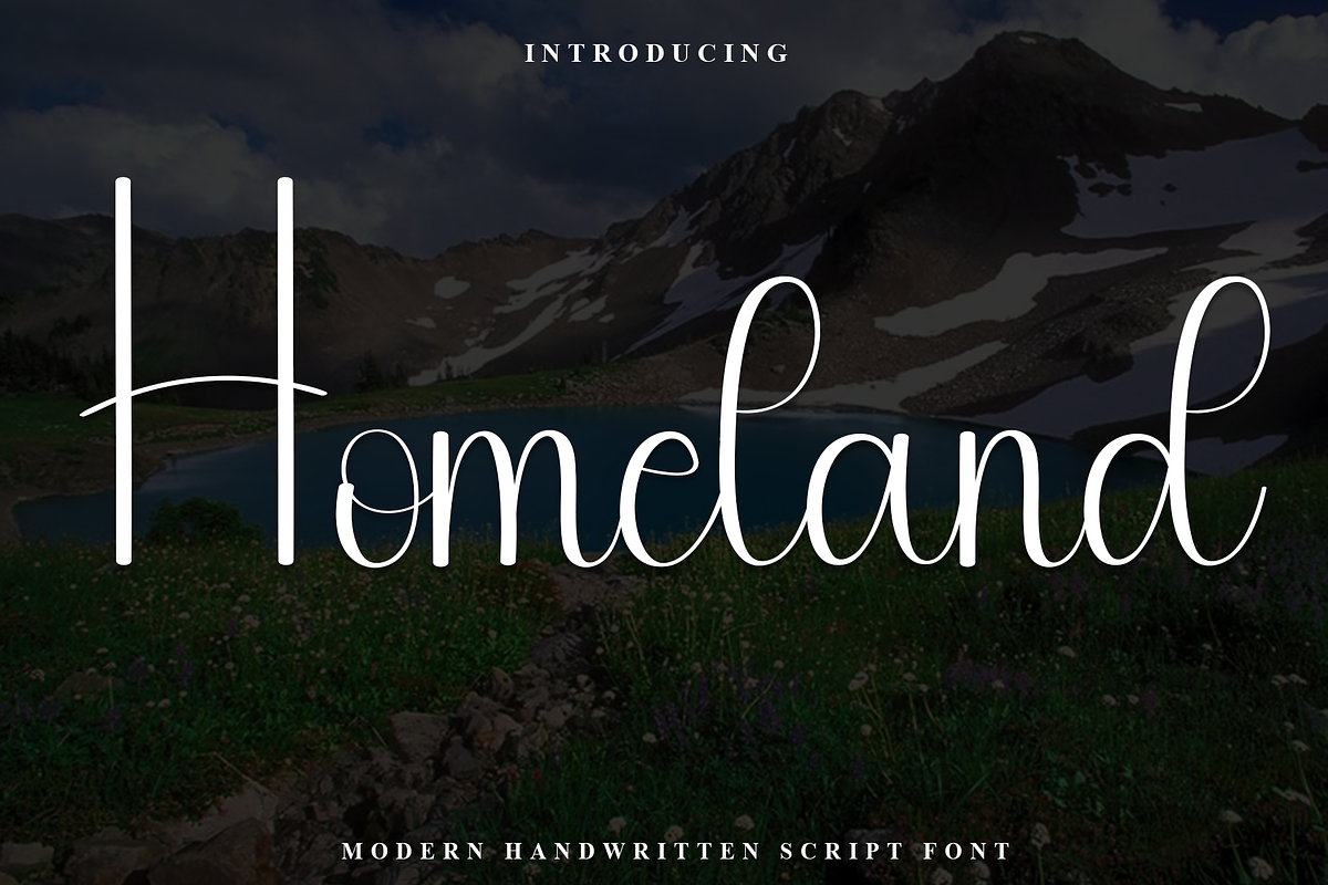 Homeland, a Handwritten Font by FreshTypeINK (Photo 1 of 8)