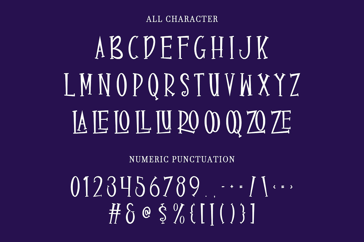 Lozuxo Quirky Playful Halloween Font, a Serif Font by Maulana Creative (Photo 5 of 7)