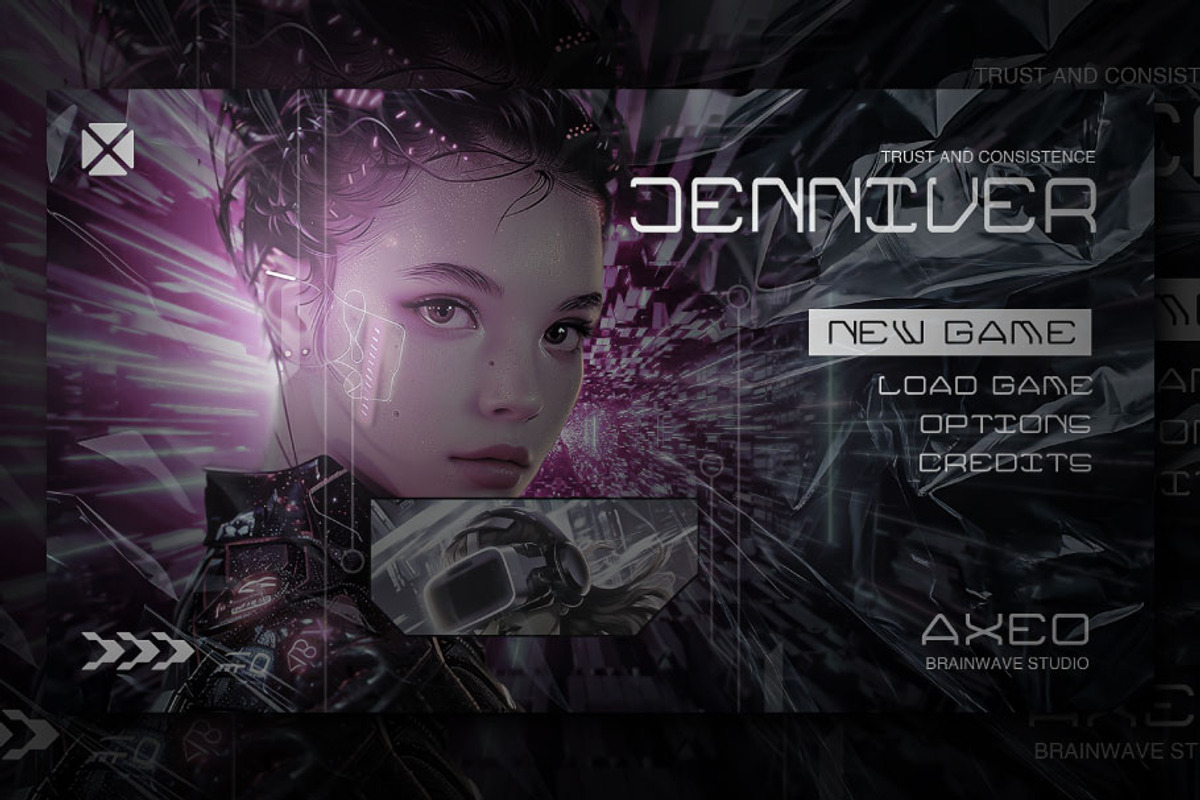 AXEO - Futuristic and Slim Font, a Font by Brainwave (Photo 3 of 18)