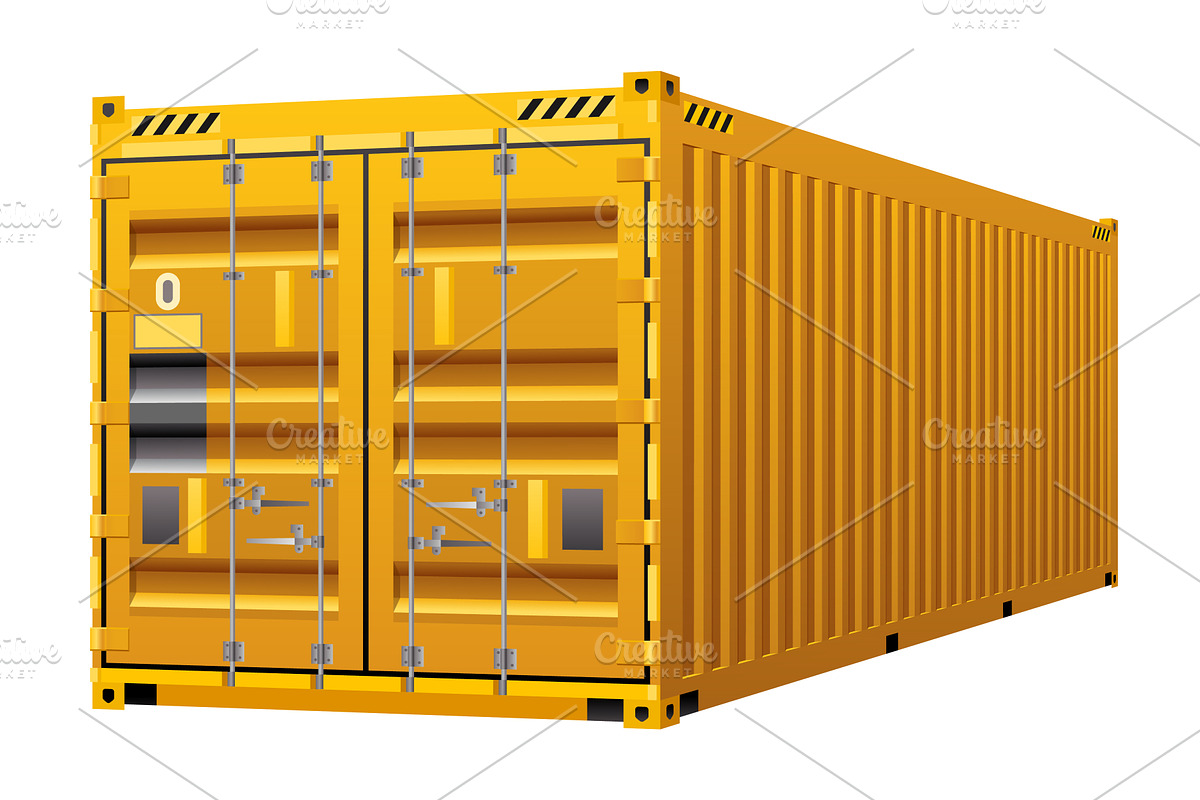 Logistic cargo container. Shipping, a Transportation Illustration by the8monkey