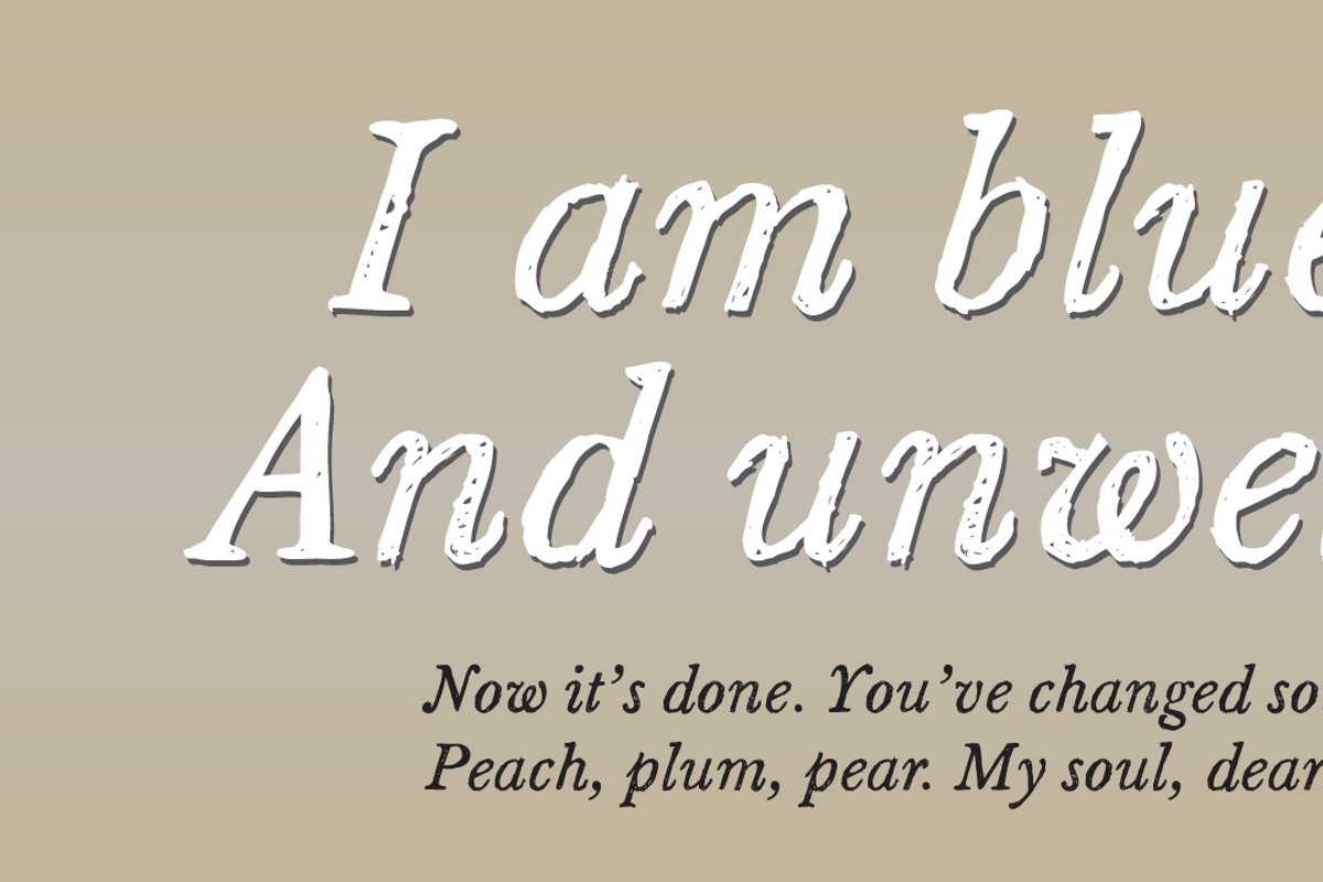 Sketch Caslon preview 2