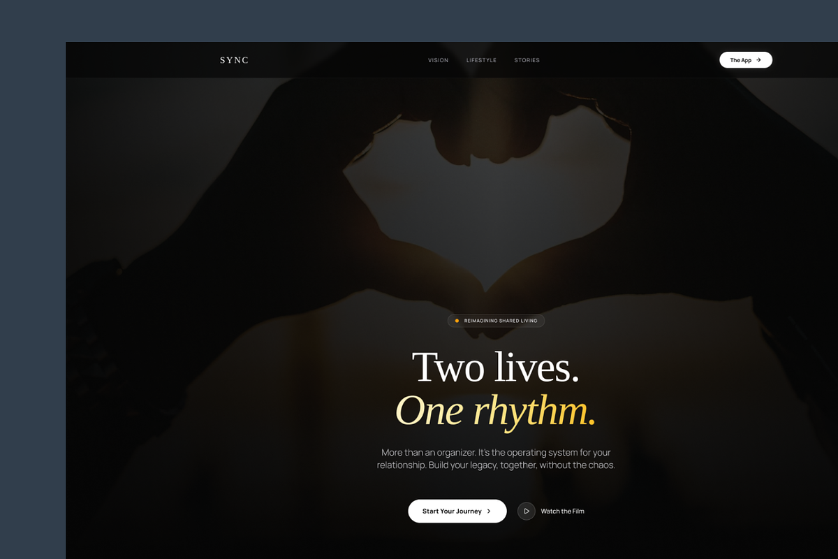 Couples Landing Page, a Landing Page Template by PetersTouch Creative (Photo 2 of 4)