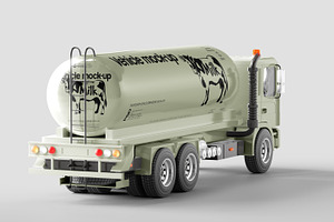 Tanker Truck Mockups