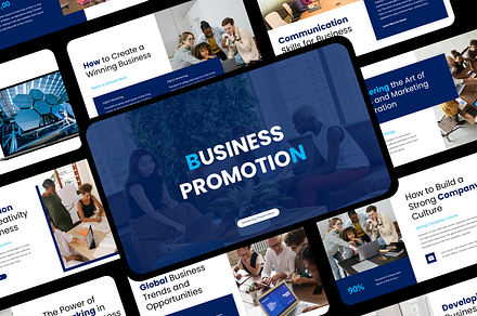 Business Marketing Presentation, a Presentation Template by Hammad Arif