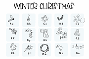 Winter Christmas, a Symbol Font by Sirinart (Thumbnail 2 of 6)