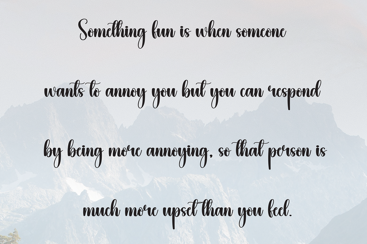 Daddy | Script Font, a Handwritten Font by Scratchones (Photo 6 of 9)