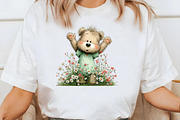 Whimsical Summer bear Clipart, an Illustration by Designworld (Thumbnail 7 of 8)