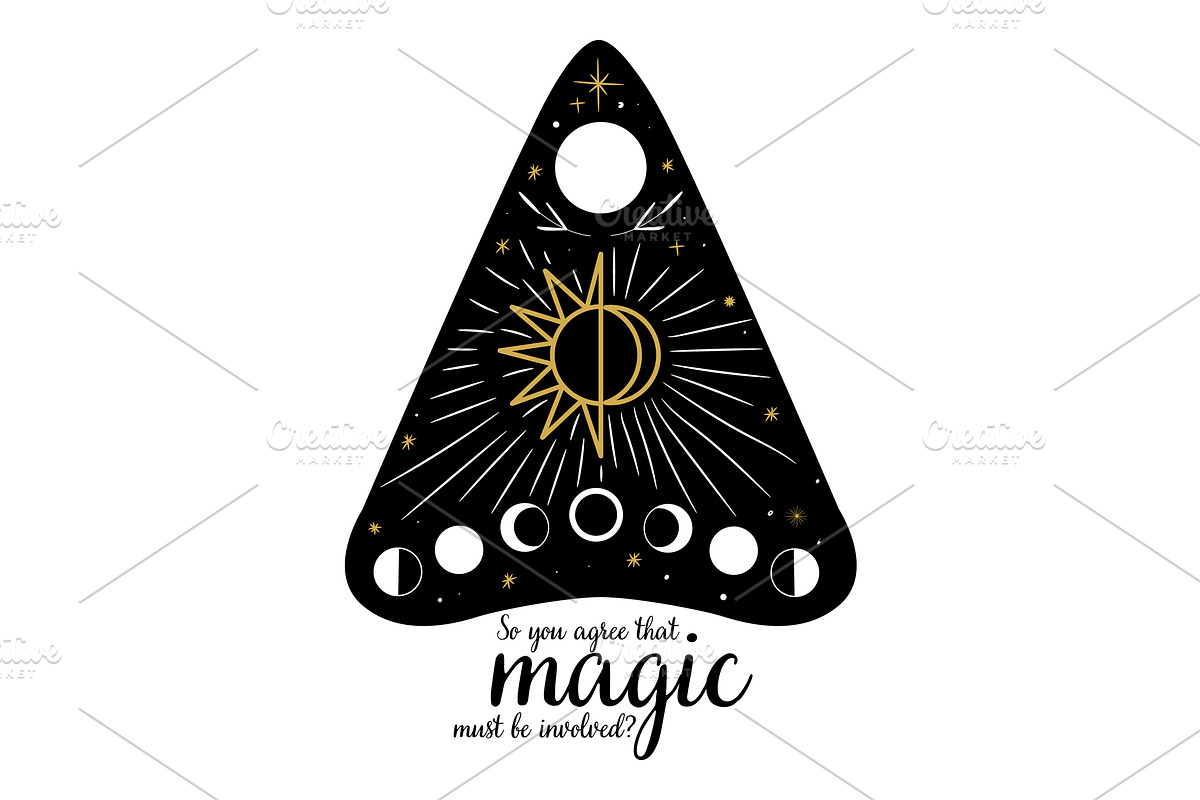 Cosmic signs and symbols, a Decorative Illustration by Chikovnaya (Photo 17 of 21)