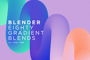 Blender: 80 Gradient Blends, an Object Graphic by RuleByArt (Thumbnail 1 of 16)