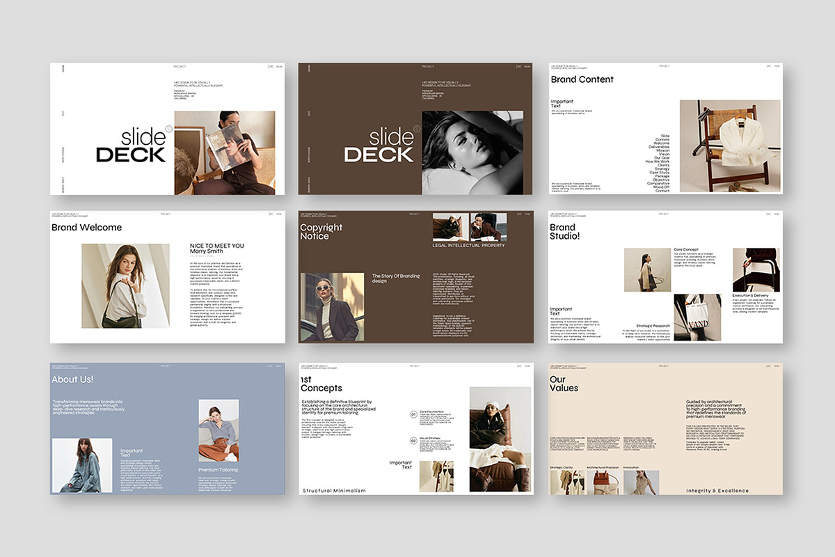 Slide Deck Presentation Template, a Presentation Template by Slide_Genius1 (Photo 8 of 10)