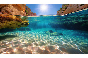 Underwater view with sunlight and, a Nature Photo by Igor Tichonow