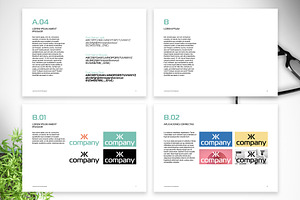 Clean And Simple Brand Book Guidelin