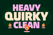 Surpeavy, a Font by graphicook (Thumbnail 3 of 10)