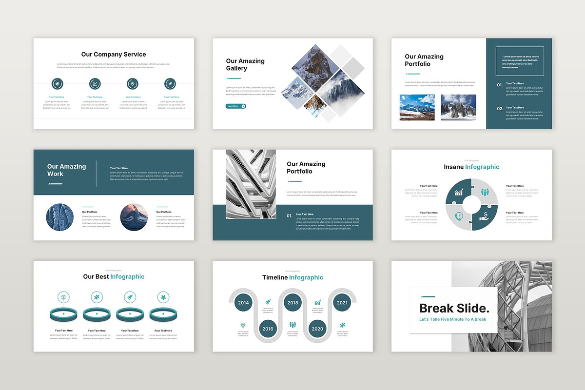Insane Company Profile Google Slides, a Presentation Template by BumbleGraph Studio (Photo 4 of 5)