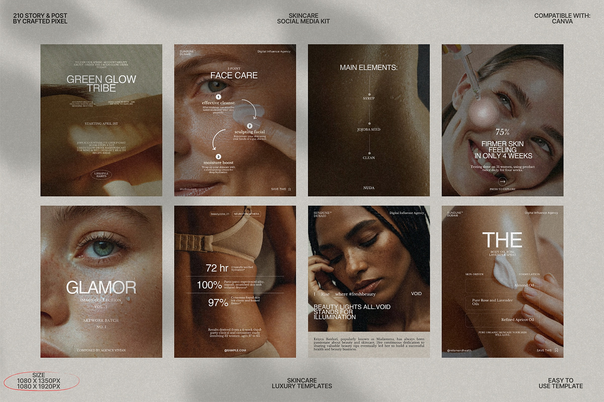 Soft Skincare Story & Post Set preview 4