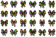 Mardi Gras Bow, Coquette Bow, Mardi, an Illustration by Sublimation Artist (Thumbnail 2 of 6)
