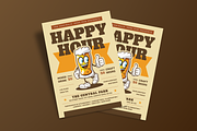 Happy Hour Flyer, a Flyer Template by MMPixelCraft (Thumbnail 5 of 5)