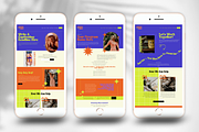 Squarespace Template 7.1: Positivity, a Landing Page Template by tinathetinybeana (Thumbnail 3 of 6)