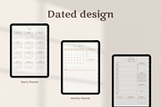 Minimalism Boho Digital Planner, a Templates & Theme by Digital_Mind (Thumbnail 4 of 10)