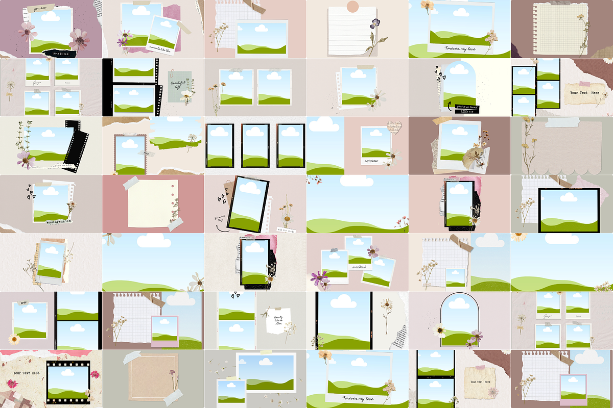 Scrapbook Canva Template, a Social Media Template by Wicked Creative (Photo 4 of 21)