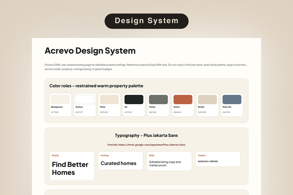 Real Estate Landing Page, an UI Kit Template by Pitchlook.Studio (Photo 2 of 3)