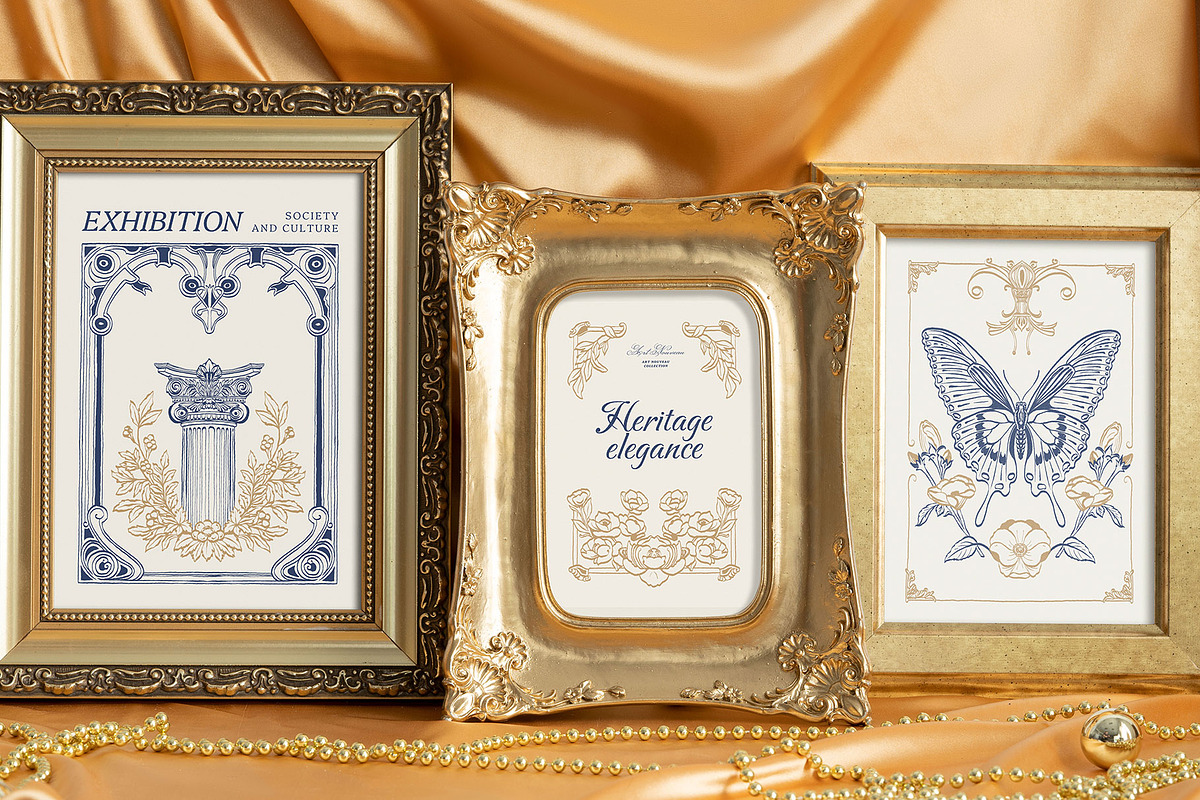 Art Nouveau | Wall Art Collection, an Object Graphic by Leleka.Store (Photo 9 of 21)