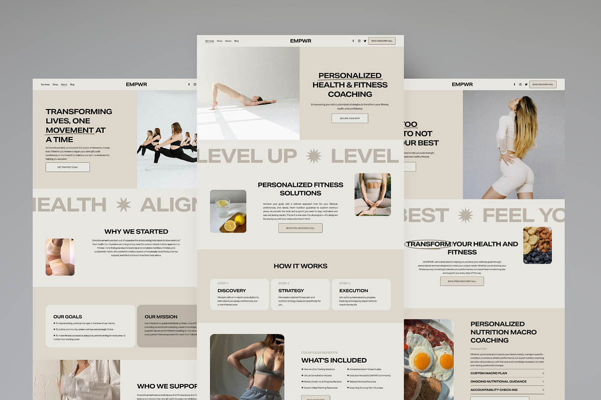 Squarespace Template for Coach, a Squarespace Template by Soul Mission Studio (Photo 4 of 10)