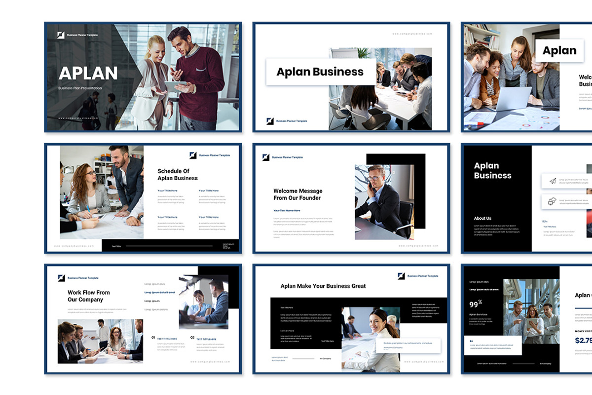 Alpan Business Presentation Template, a Presentation Template by Analogous Temp (Photo 2 of 5)