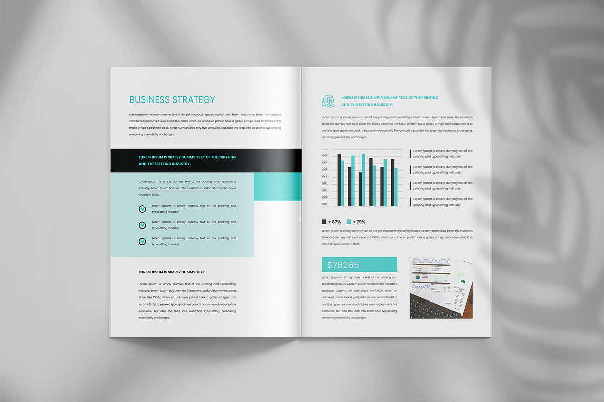 Company profile brochure template, a Brochure Template by Tanmoy Topu (Photo 9 of 12)