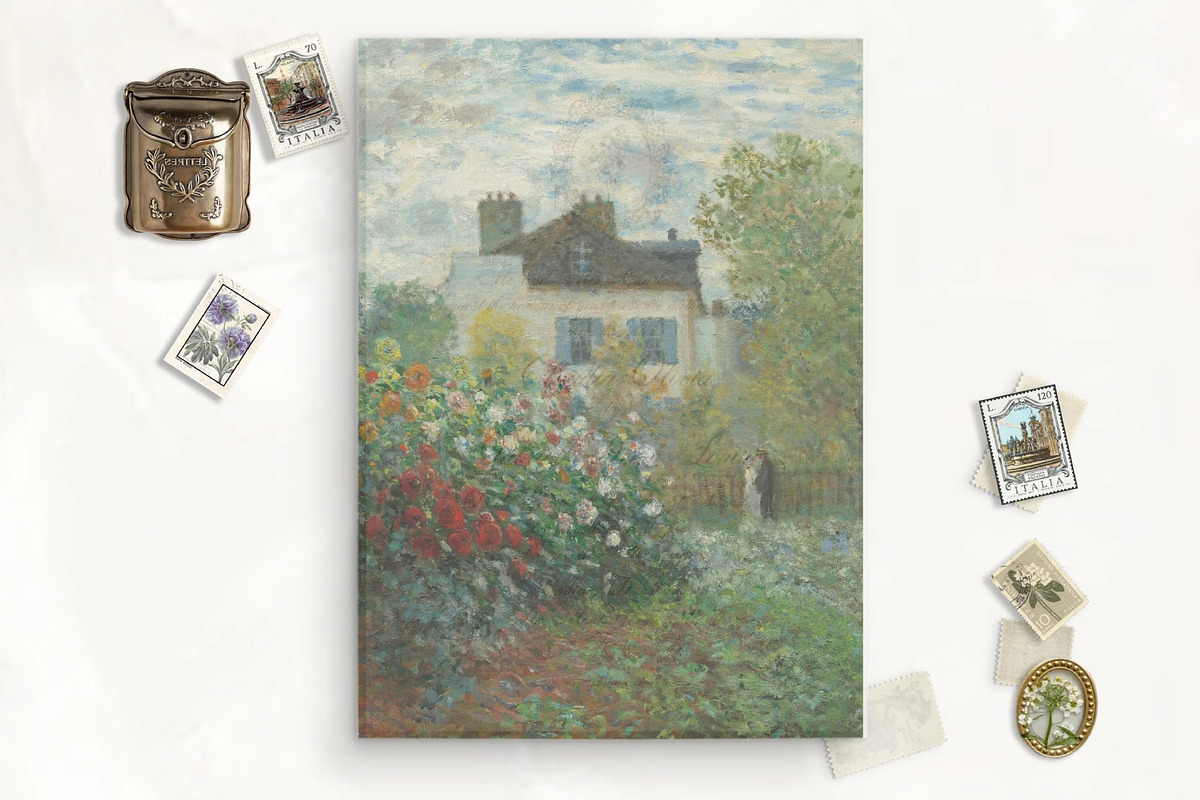 Claude Monet Vellum for Invites, a Stationery Template by SilverJoyAtelier (Photo 2 of 2)