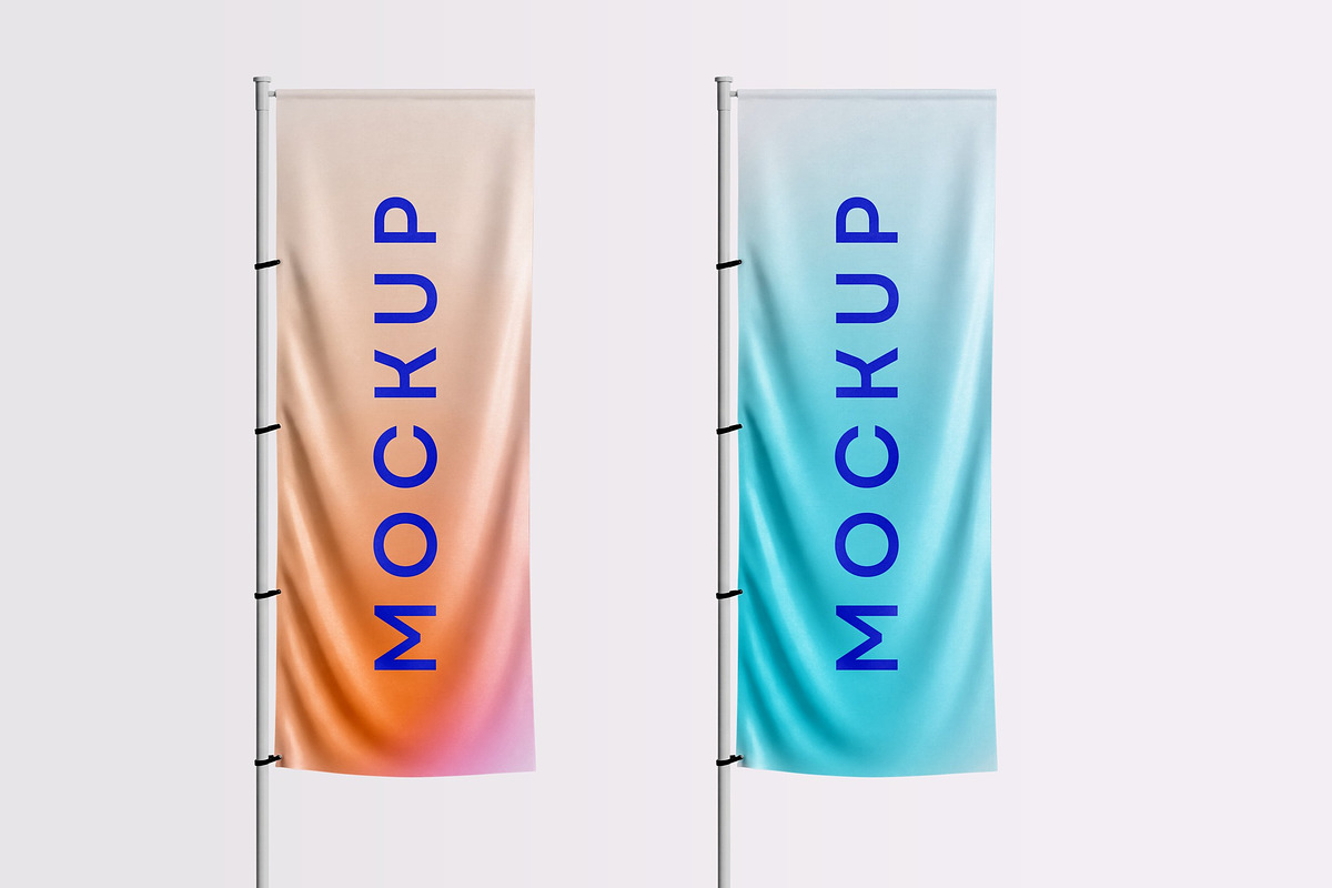 Flags & Street Ads Mockup Bundle, an Advertising Mockup by dpi (Photo 6 of 10)