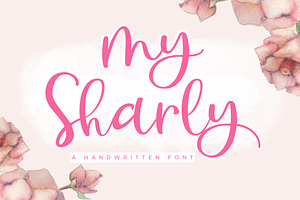 My Sharly - Handwritten Script Font
