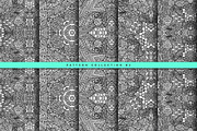 Zentangle seamless vector patterns, a Pattern Graphic by TRIKONA (Thumbnail 3 of 6)