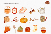 Hand Drawn Autumn Floral and Food, an Animal Illustration by Kartika Prints (Thumbnail 6 of 13)