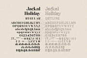 Jackal Holiday - Stylish Serif Font, a Serif Font by Aqeel_Art (Thumbnail 7 of 10)
