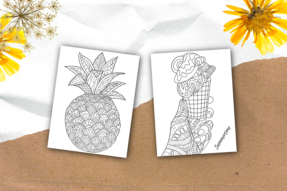 Adult Coloring Book | Whole Shop, a Graphic by ChristinaDesigns (Photo 14 of 28)