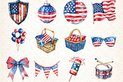 Watercolor Labor Day, an Illustration by DreamCafeArt (Thumbnail 4 of 4)