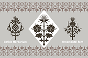 Gothic Herbarium, a Symbol Font by 2DTypo (Thumbnail 2 of 4)
