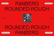 Ranberg Rounded Rough, a Sans Serif Font by Craft Supply Co. (Thumbnail 1 of 8)