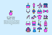 100+ Fashion Icons, Pattern, Poster, an Object Illustration by digitalsbydepi (Thumbnail 6 of 17)