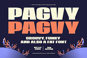 Pagvy, a Sans Serif Font by graphicook (Thumbnail 1 of 10)