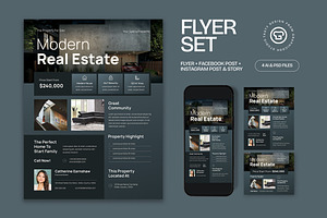 Real Estate Flyer, a Flyer Template by graphicook
