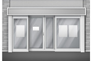 Vector Realistic Store Front Bundle, a Work Illustration by Zonda (Thumbnail 4 of 7)