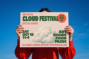 Poster Held By Person Mockup, an Advertising Mockup by Designer Dude (Thumbnail 1 of 2)